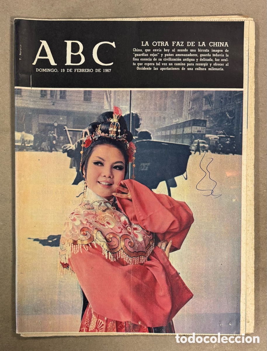 Coleccionismo de revistas y peri&oacute;dicos: ABC (19 FEBRERO 1967) CHINA, OPPENHEIMER SEVERO OCHOA, MARCEL MARCEAU, BERLIN COMUNISTA, REAL MADRID