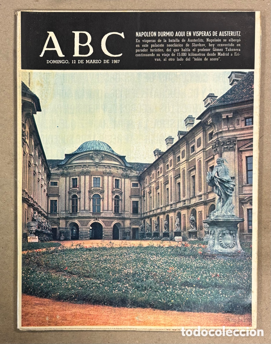 Coleccionismo de revistas y peri&oacute;dicos: ABC (12 MARZO 1967) PALACIO DE SLAVKOV, MODA, BARRIO DEL PILAR BAN&Uacute;S, JARDIEL PONCELA, EXPO