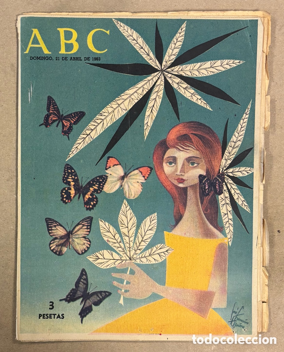 Coleccionismo de revistas y peri&oacute;dicos: ABC (21 ABRIL 1963) PILAR L&Oacute;PEZ BAILAORA, SORAYA, LA HABANA, OSASUNA CORU&Ntilde;A Y MALLORCA DESCENSO