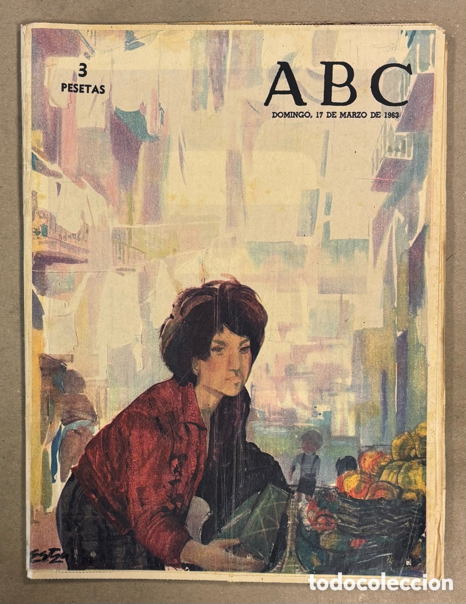 Coleccionismo de revistas y peri&oacute;dicos: ABC (17 MARZO 1963) ANTONIO RUIZ SOLER BAILAOR, SCOTLAND YARD Y LOS ANTENTADOS A LA REINA SOF&Iacute;A