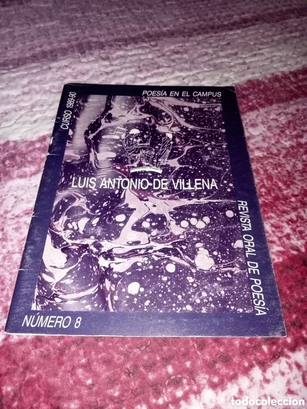 Coleccionismo de revistas y peri&oacute;dicos: Poes&iacute;a en el Campus n&uacute;mero 8 Luis Antonio de Villena