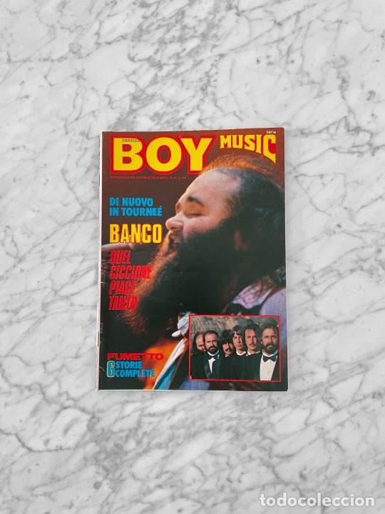 Coleccionismo de revistas y peri&oacute;dicos: BOY MUSIC - 1982 - BANCO, DANIEL DANIELI, LOU REED, FRANK ZAPPA, CICCIOLINA, JOHN BELUSHI