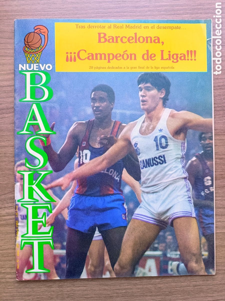 Coleccionismo de revistas y peri&oacute;dicos: Revista Nuevo Basket A&ntilde;o IV n&deg; 106 1983 Barcelona campe&oacute;n de liga derrotando al Real Madrid