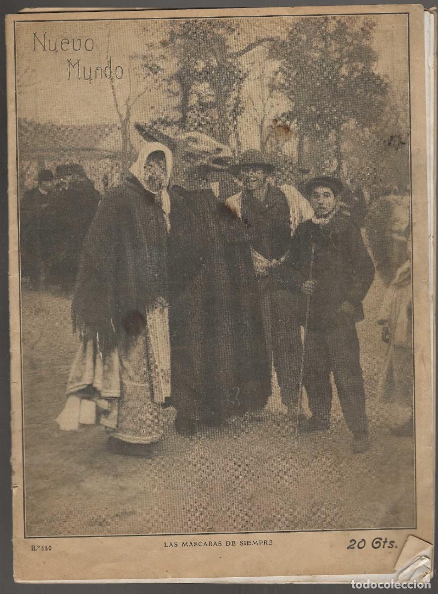 Coleccionismo de revistas y peri&oacute;dicos: NUEVO MUNDO .. N&ordm; 840 -- 10/2/1910