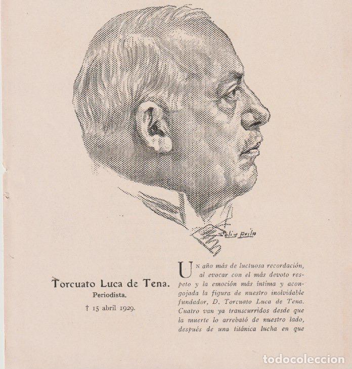 Coleccionismo de revistas y peri&oacute;dicos: Torcuato Luca de Tena - 1933
