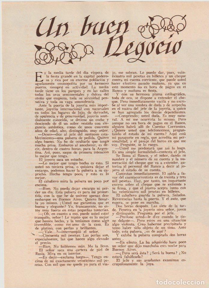 Coleccionismo de revistas y peri&oacute;dicos: Un buen negocio / Gabriel Greiner; dibujo de Sol&iacute;s &Aacute;vila - 1933