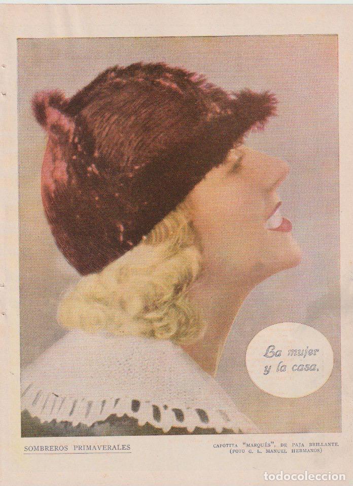 Coleccionismo de revistas y peri&oacute;dicos: * MODA FEMENINA * En el club de deportes/ dibujos de Rikardo; corbata y bocamangas - 1933