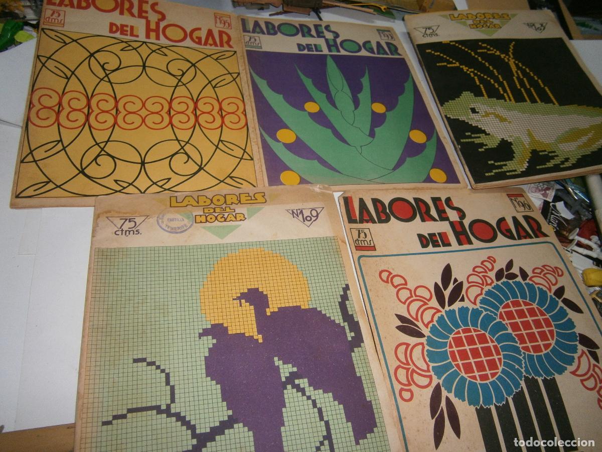 Coleccionismo de revistas y peri&oacute;dicos: LOTE DE ANTIGUAS REVISTAS LABORES DEL HOGAR A&Ntilde;OS 20-30 CON EXPECTACULARES PATRONES Y SUPLEMENTOS
