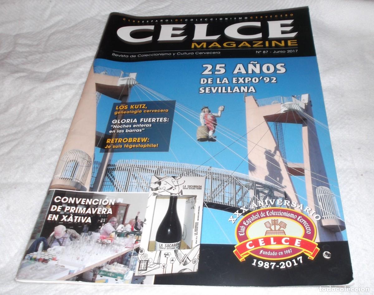 Coleccionismo de revistas y peri&oacute;dicos: revista celce magazine n&ordm;87 a&ntilde;o 2017 coleccionismo y cultura cervecera