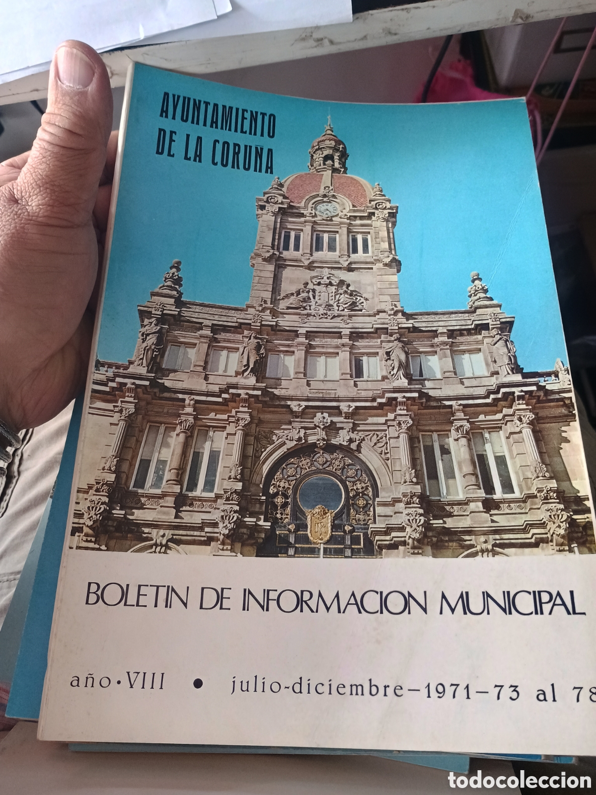 Coleccionismo de revistas y peri&oacute;dicos: REVISTA AYUNTAMIENTO DE LA CORU&Ntilde;A JULIO DICIEMBRE 1971