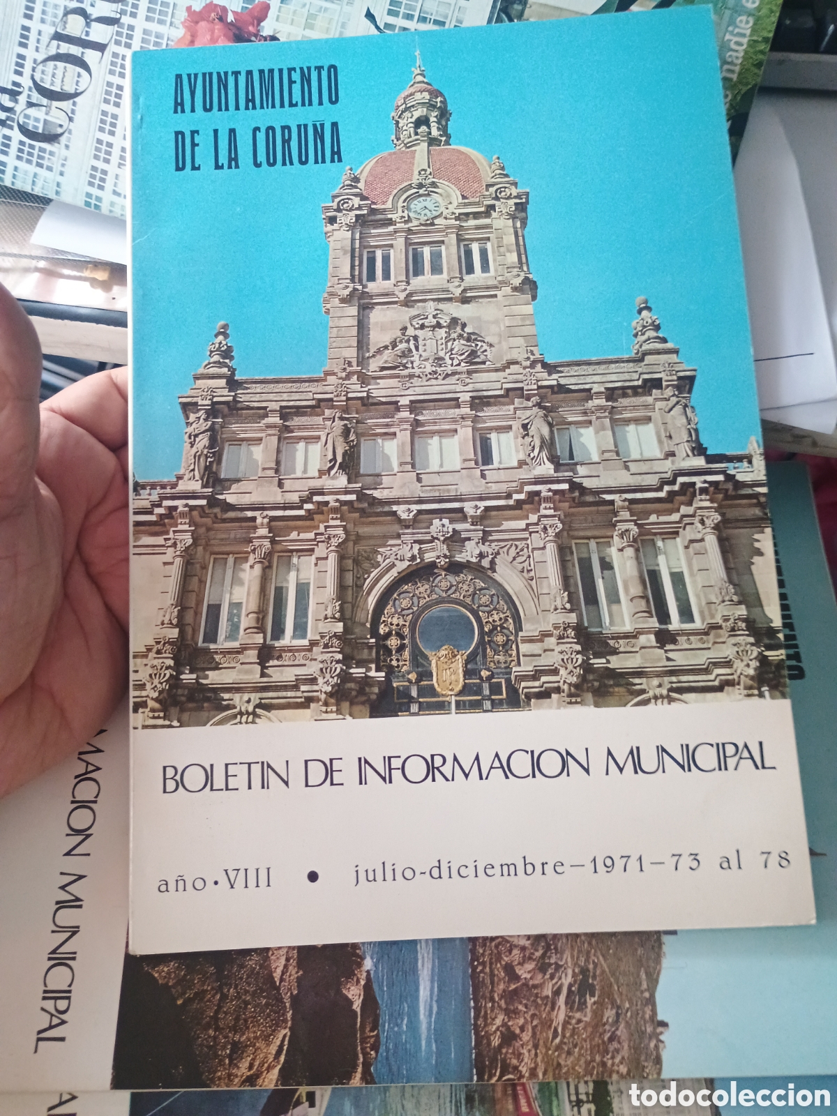 Coleccionismo de revistas y peri&oacute;dicos: REVISTA AYUNTAMIENTO DE LA CORU&Ntilde;A JULIO DICIEMBRE 1971