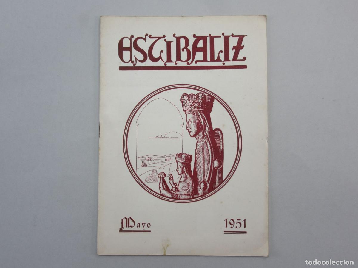 Coleccionismo de revistas y peri&oacute;dicos: Estibaliz Revista Mariano - Lit&uacute;rgica. Mayo de 1951. N&ordm; 5. Contiene anuncios.