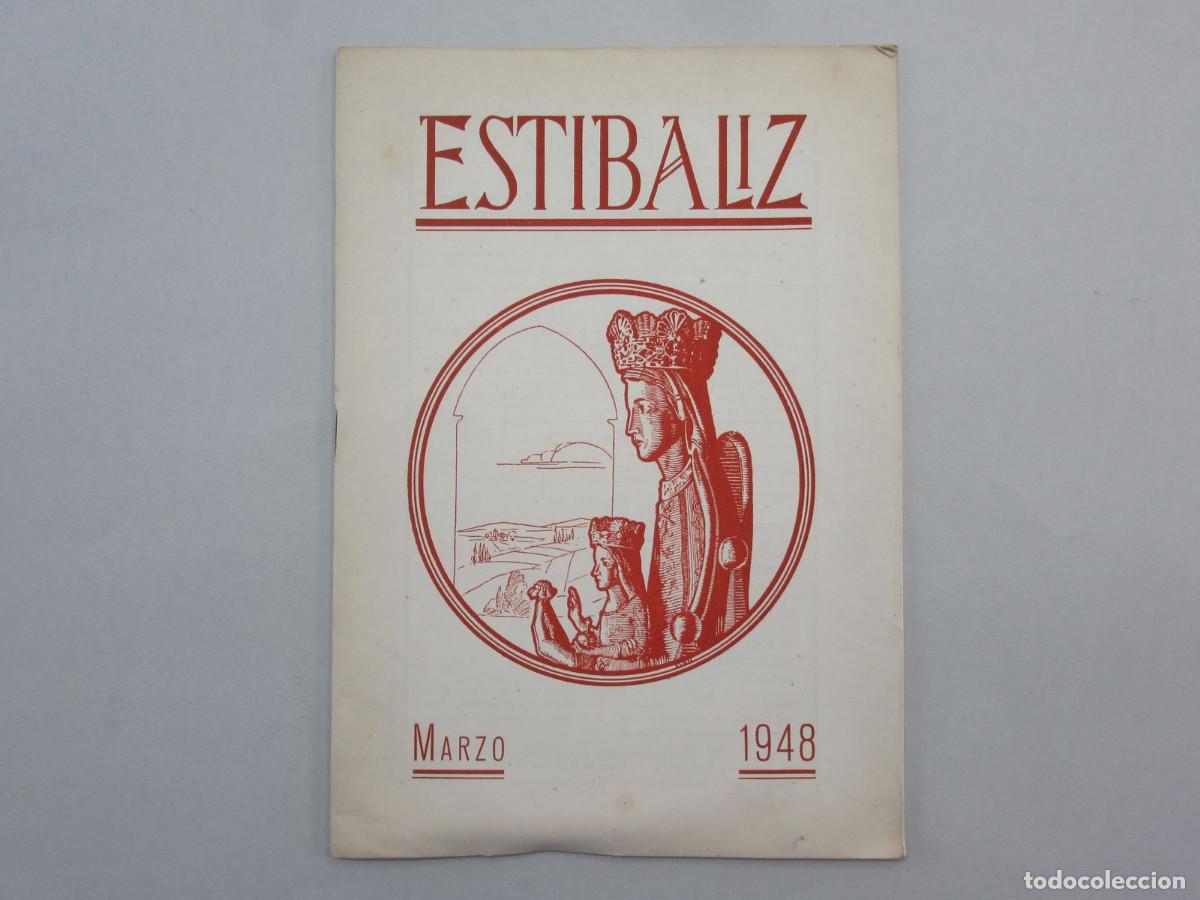 Coleccionismo de revistas y peri&oacute;dicos: Estibaliz Revista Mariano - Lit&uacute;rgica. Marzo de 1948. N&ordm; 75. Contiene anuncios.