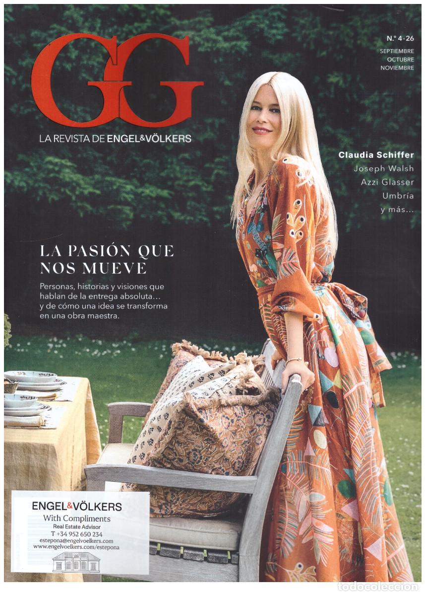 Coleccionismo de revistas y peri&oacute;dicos: REVISTA GG: CLAUDIA SCHIFFER / JOSEPH WALSH / AZZI GLASSER