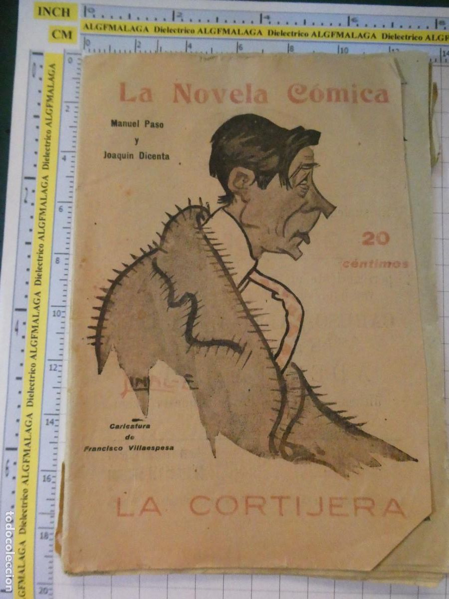 Coleccionismo de revistas y peri&oacute;dicos: ANTIGUA REVISTA LITERARIA. LA NOVELA C&Oacute;MICA. LA CORTIJERA MANUEL PASO Y JOAQU&Iacute;N DICENTA