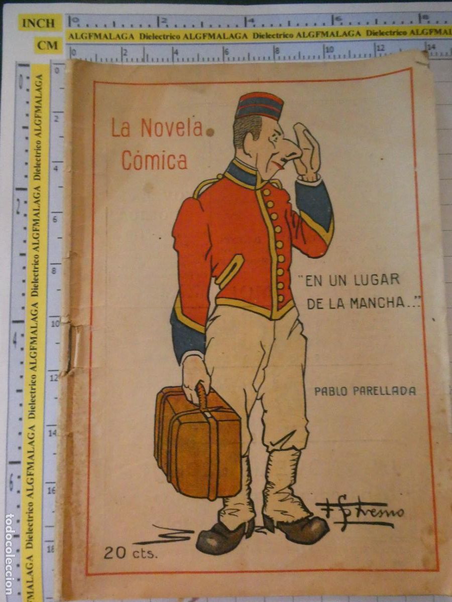 Coleccionismo de revistas y peri&oacute;dicos: ANTIGUA REVISTA LITERARIA. LA NOVELA C&Oacute;MICA. EN UN LUGAR DE LA MANCHA DE PABLO PARELLADA