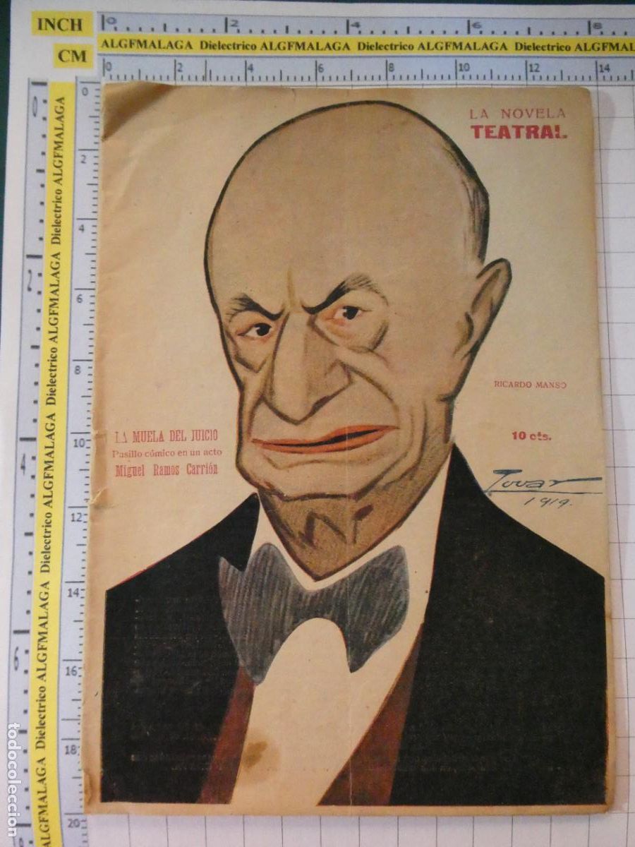 Coleccionismo de revistas y peri&oacute;dicos: ANTIGUA REVISTA LITERARIA. LA NOVELA TEATRAL. LA MUELA DEL JUICIO MIGUEL RAMOS CARRI&Oacute;N