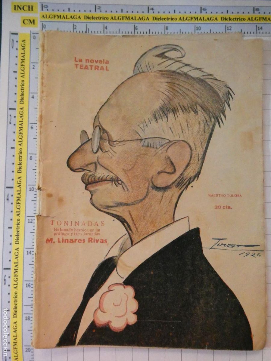 Coleccionismo de revistas y peri&oacute;dicos: ANTIGUA REVISTA LITERARIA. LA NOVELA TEATRAL. TONINADAS POR M. LINARES RIVAS