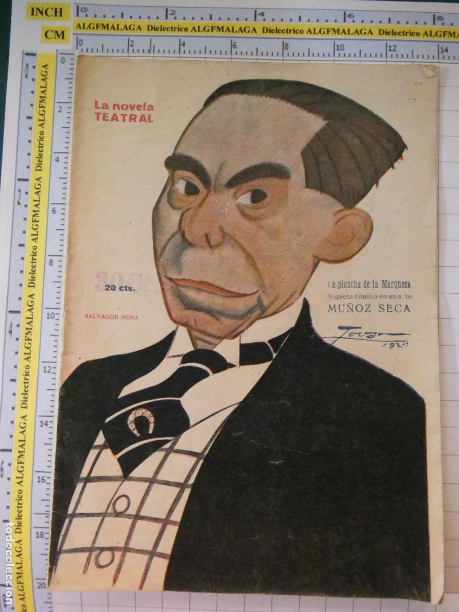 Coleccionismo de revistas y peri&oacute;dicos: ANTIGUA REVISTA LITERARIA. LA NOVELA TEATRAL. LA PLANCHA DE LA MARQUESA MU&Ntilde;OZ SECA