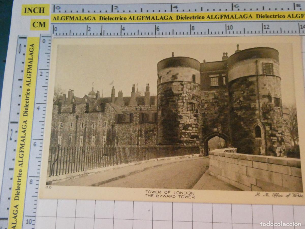 Coleccionismo de revistas y peri&oacute;dicos: ANTIGUA POSTAL REINO UNIDO. LONDRES LONDON. TOWER OF LONDON THE BYWARD TOWER. 2807