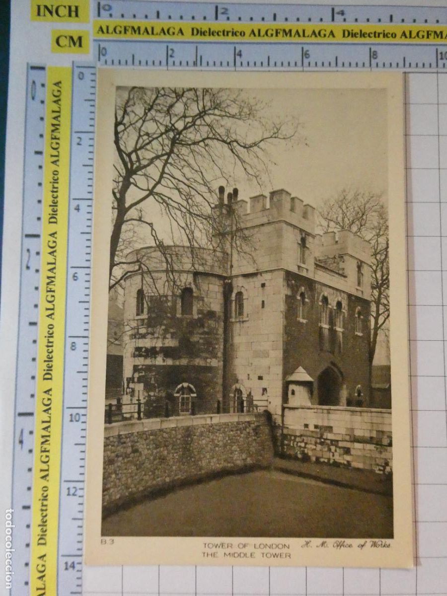 Coleccionismo de revistas y peri&oacute;dicos: ANTIGUA POSTAL REINO UNIDO. LONDRES LONDON. TOWER OF LONDON THE MIDDLE TOWER. 2809
