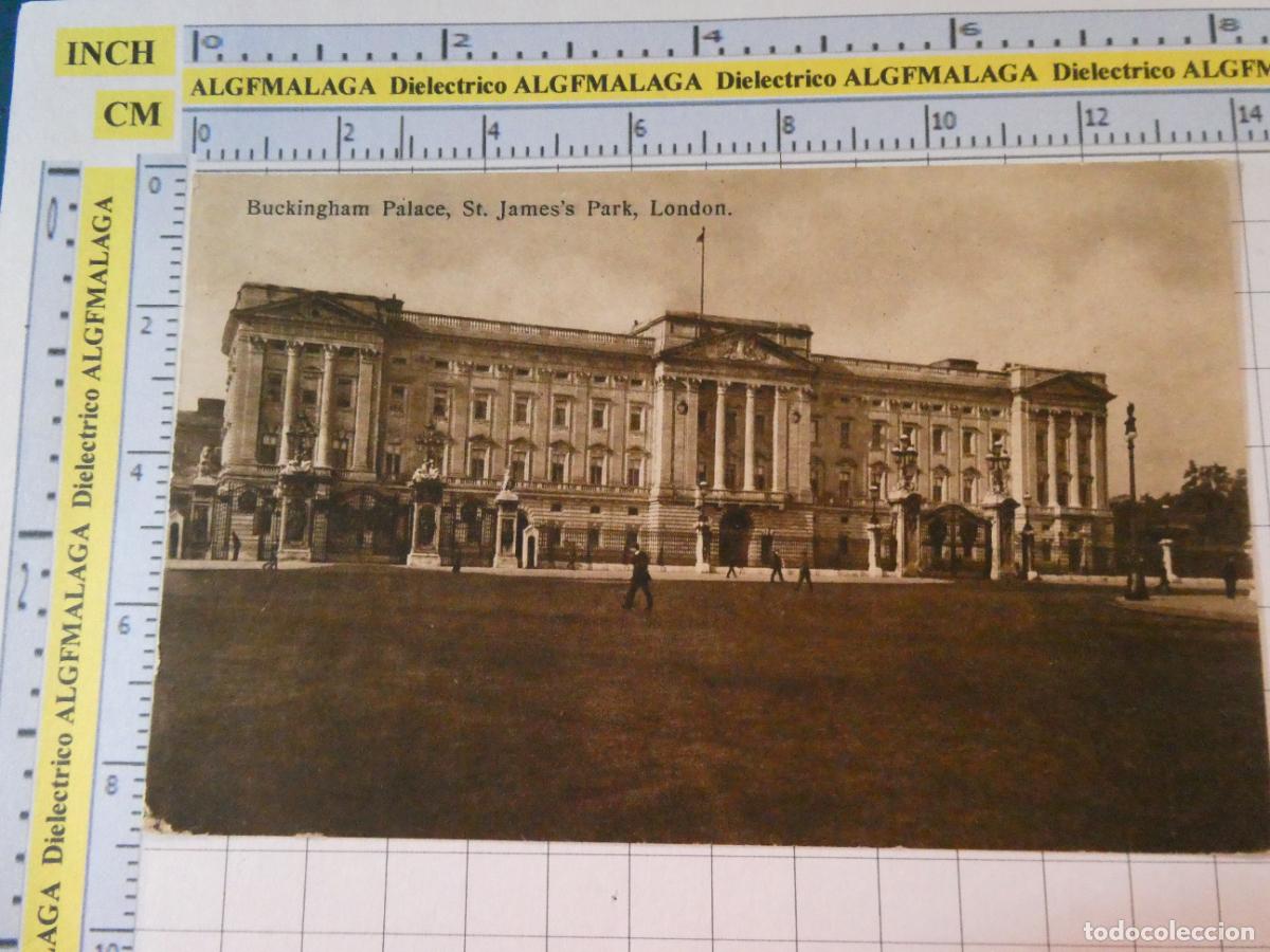 Coleccionismo de revistas y peri&oacute;dicos: ANTIGUA POSTAL REINO UNIDO. LONDRES LONDON. BUCKINGHAM PALACE ST JAME'S PARK. 2813