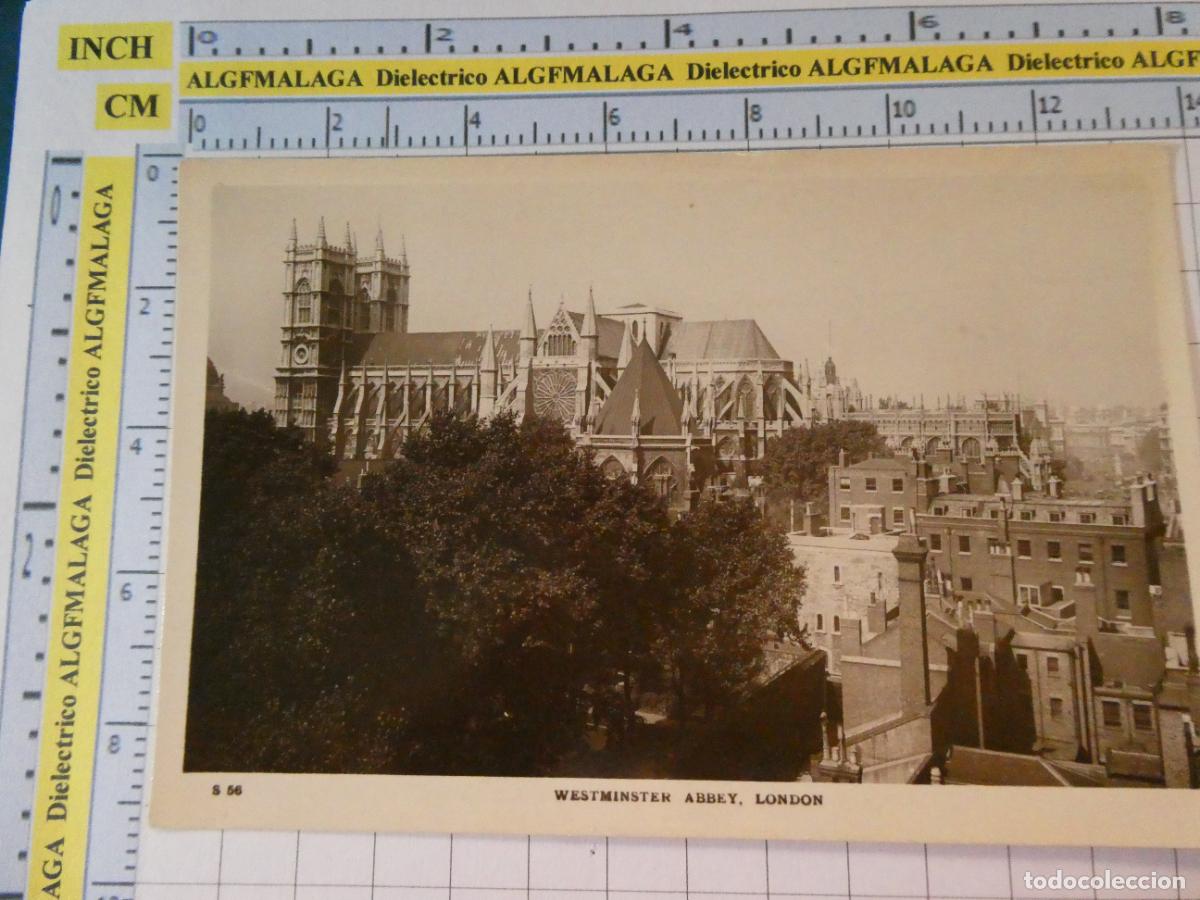 Coleccionismo de revistas y peri&oacute;dicos: ANTIGUA POSTAL REINO UNIDO. LONDRES LONDON. WESTMISNTER ABBEY. 2814