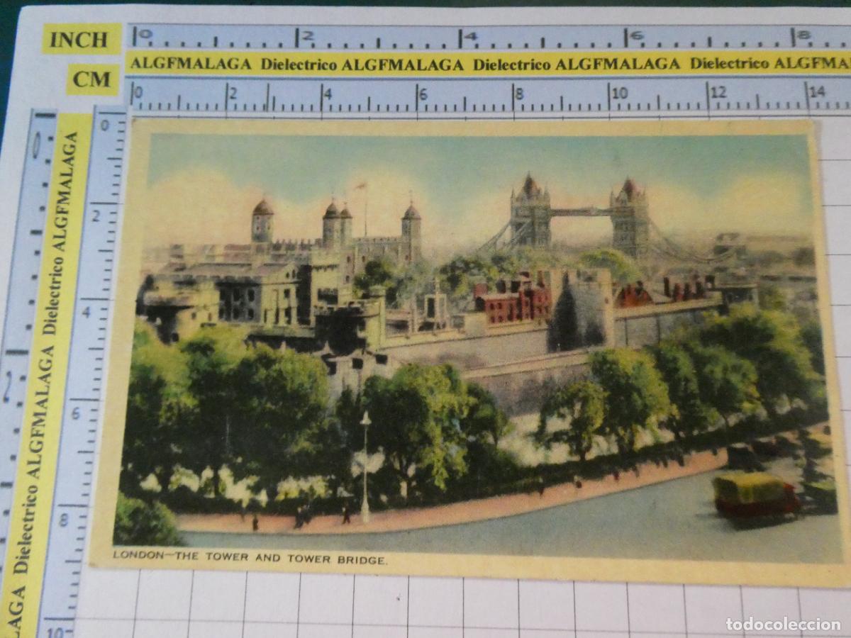 Coleccionismo de revistas y peri&oacute;dicos: ANTIGUA POSTAL REINO UNIDO. LONDRES LONDON. THE TOWER AND TOWER BRIDGE. 2817