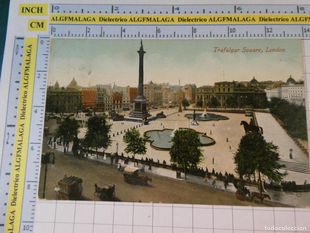 Coleccionismo de revistas y peri&oacute;dicos: ANTIGUA POSTAL REINO UNIDO. LONDRES LONDON. TRAFALGAR SQUARE. 2820