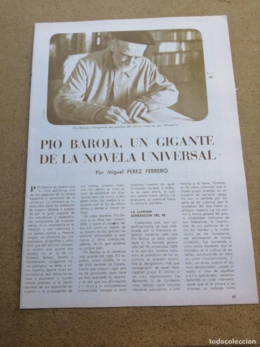 Coleccionismo de revistas y peri&oacute;dicos: REVISTILLA. PIO BAROJA, UN GIGANTE DE LA NOVELA UNIVERSAL