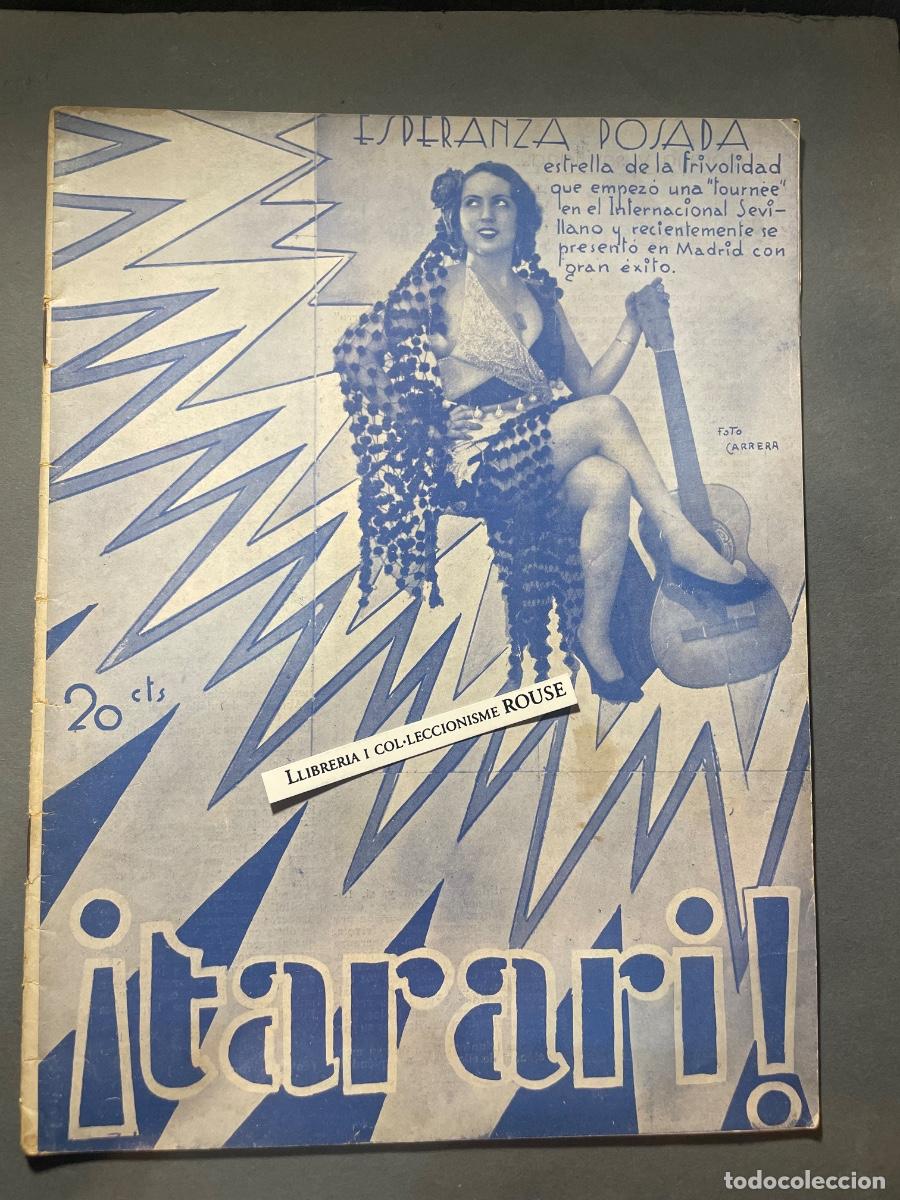 Coleccionismo de revistas y peri&oacute;dicos: ANTIGUA PUBLICACI&Oacute;N - &iexcl; TARARI ! - REVISTA DE ESPECTACULOS Y DEPORTES A&Ntilde;O V N&ordm; 126 - 25 ENERO 1934