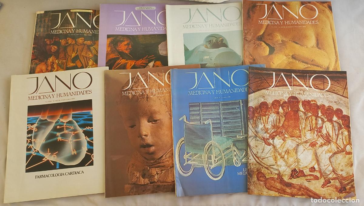 Coleccionismo de revistas y peri&oacute;dicos: LOTE DE 8 REVISTAS VINTAGE, JANO MEDICINA Y HUMANIDADES 1985-6, n&ordm;655-h-m,662-h-m, 663-h-m, 717, 726
