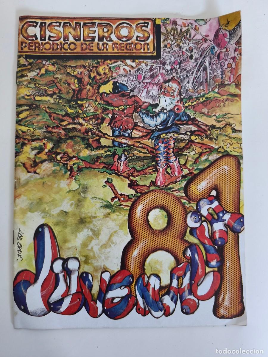 Coleccionismo de revistas y peri&oacute;dicos: Ejemplar original de Cisneros. Peri&oacute;dico de la Regi&oacute;n, publicaci&oacute;n cultural e infantil editada en Ma