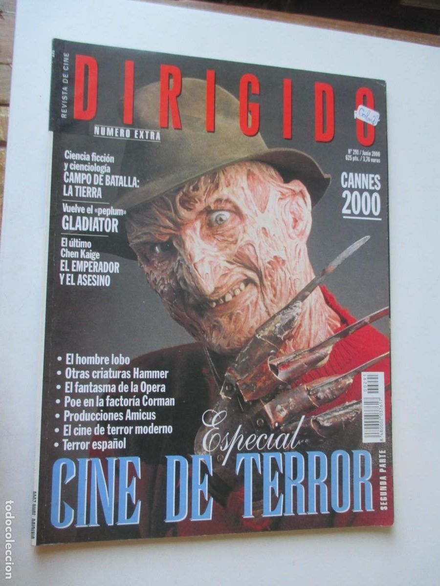 Coleccionismo de revistas y peri&oacute;dicos: Revista de cine Dirigido por... N&ordm; 291 Junio 2000 W42112