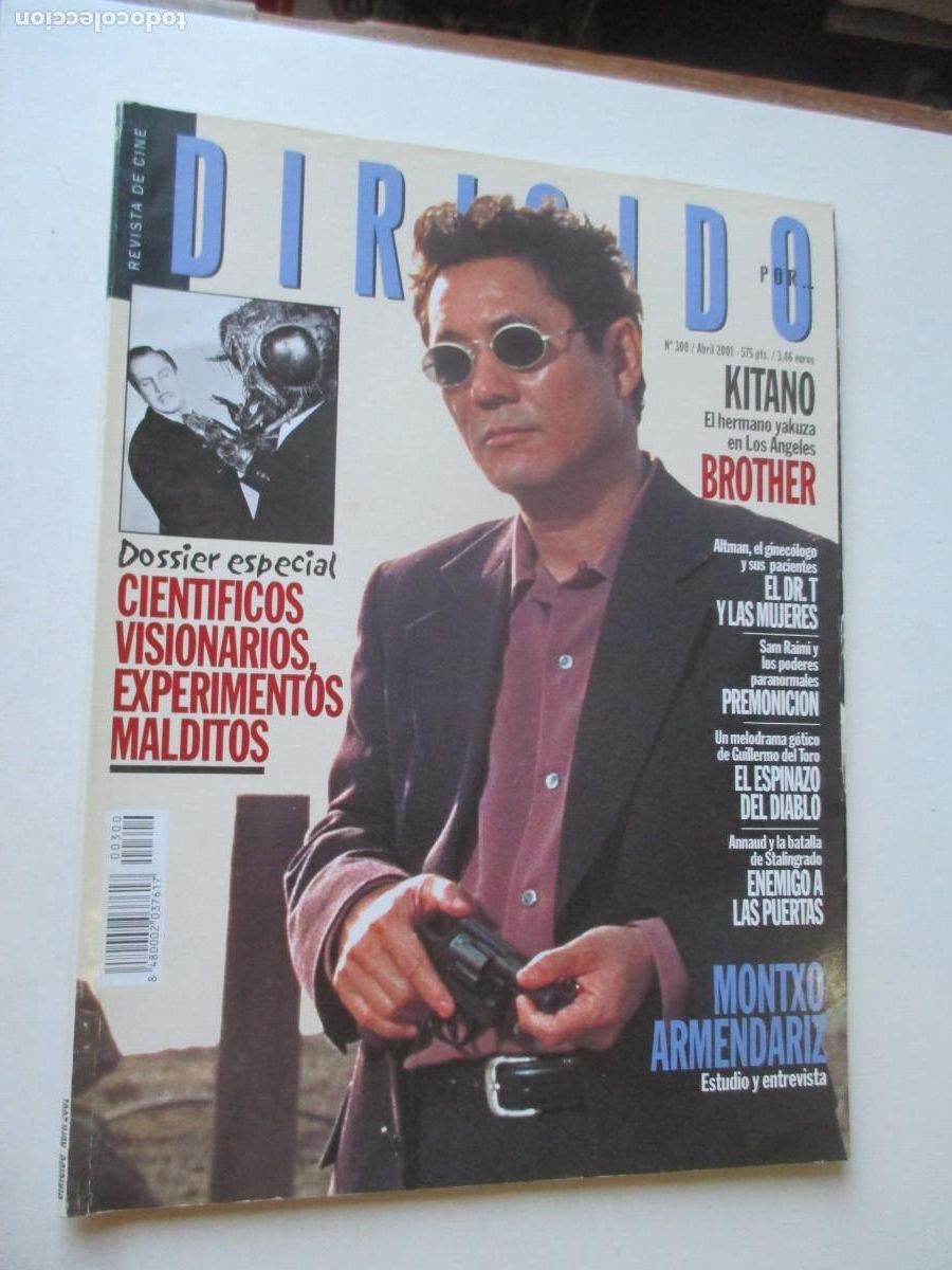 Coleccionismo de revistas y peri&oacute;dicos: Revista de cine Dirigido por... N&ordm;300 Abril 2001 W42117