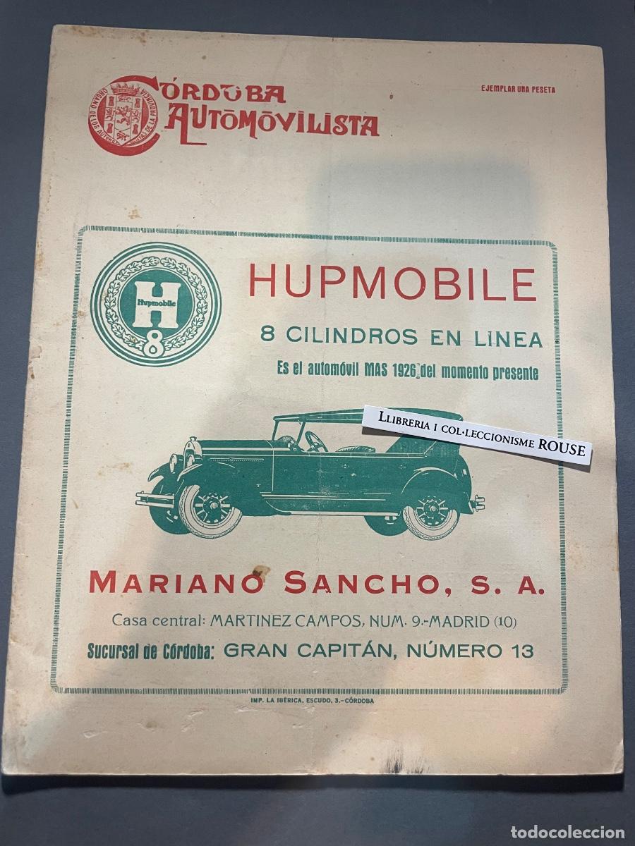 Coleccionismo de revistas y peri&oacute;dicos: CORDOBS / AUTOMOVILES - ANTIGUA PUBLICACI&Oacute;N - CORDOBA AUTOMOVILISTA - A&Ntilde;O IV N&ordm; 63 - 1 FEBRERO 1926