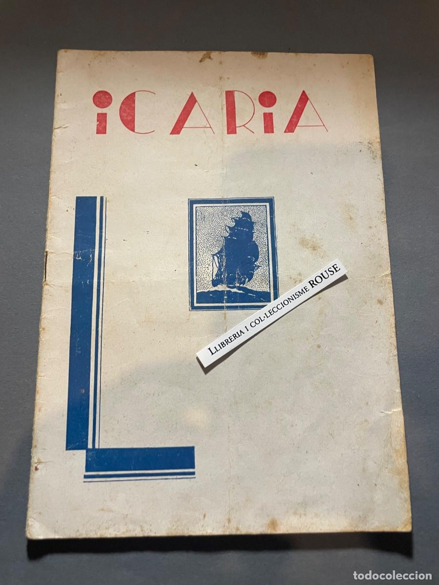Coleccionismo de revistas y peri&oacute;dicos: POBLE NOU (BARCELONA) ANTIGUA PUBLICACI&Oacute;N - COLECC. NUMEROS 1 - ICARIA - ANY 1 N&ordm;1 NOVEMBRE 1931
