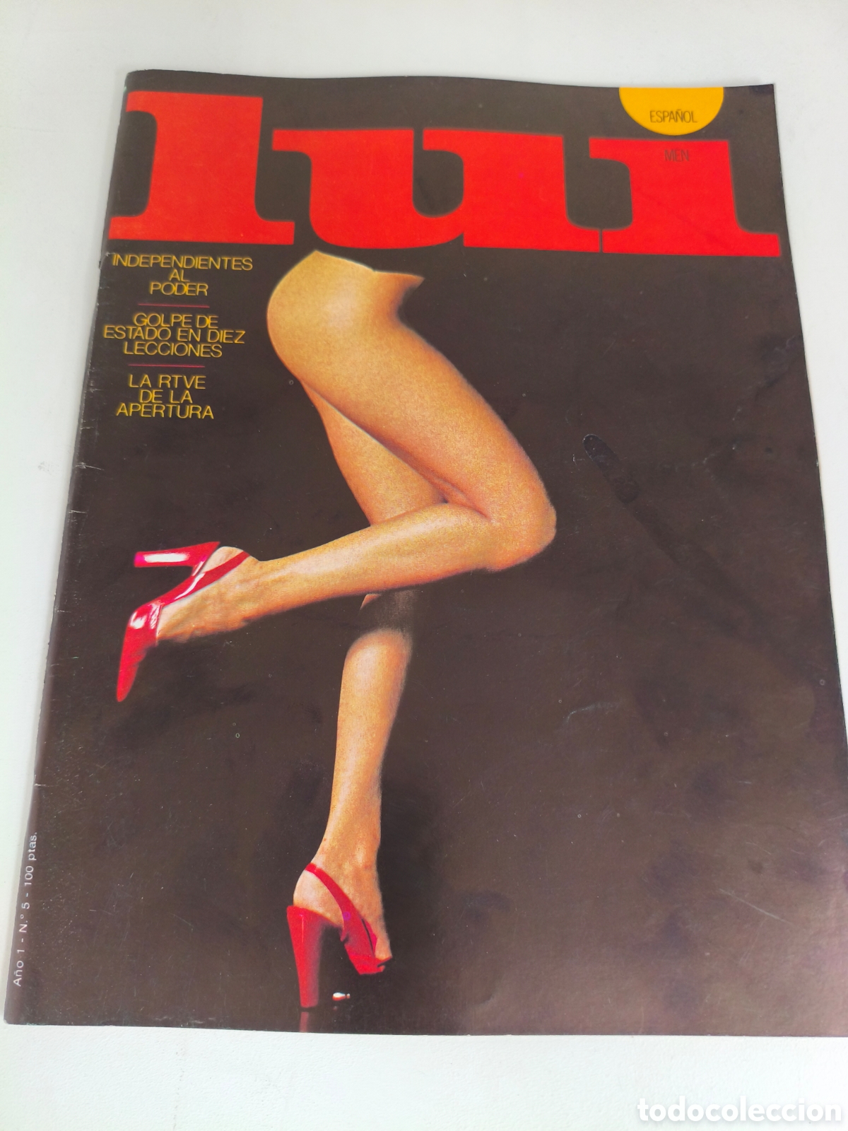 Coleccionismo de revistas y peri&oacute;dicos: LUI 5 A&Ntilde;O 1977 MONICA SOTO JACKIE KERRY