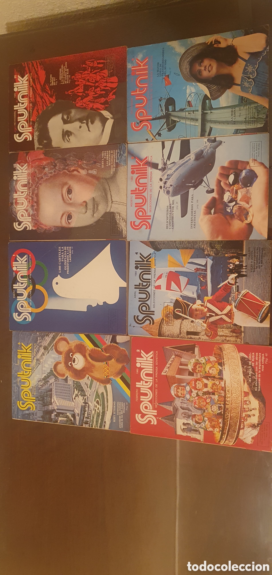 Coleccionismo de revistas y peri&oacute;dicos: Sputnik. Selecciones de la prensa sovi&eacute;tica. 1980