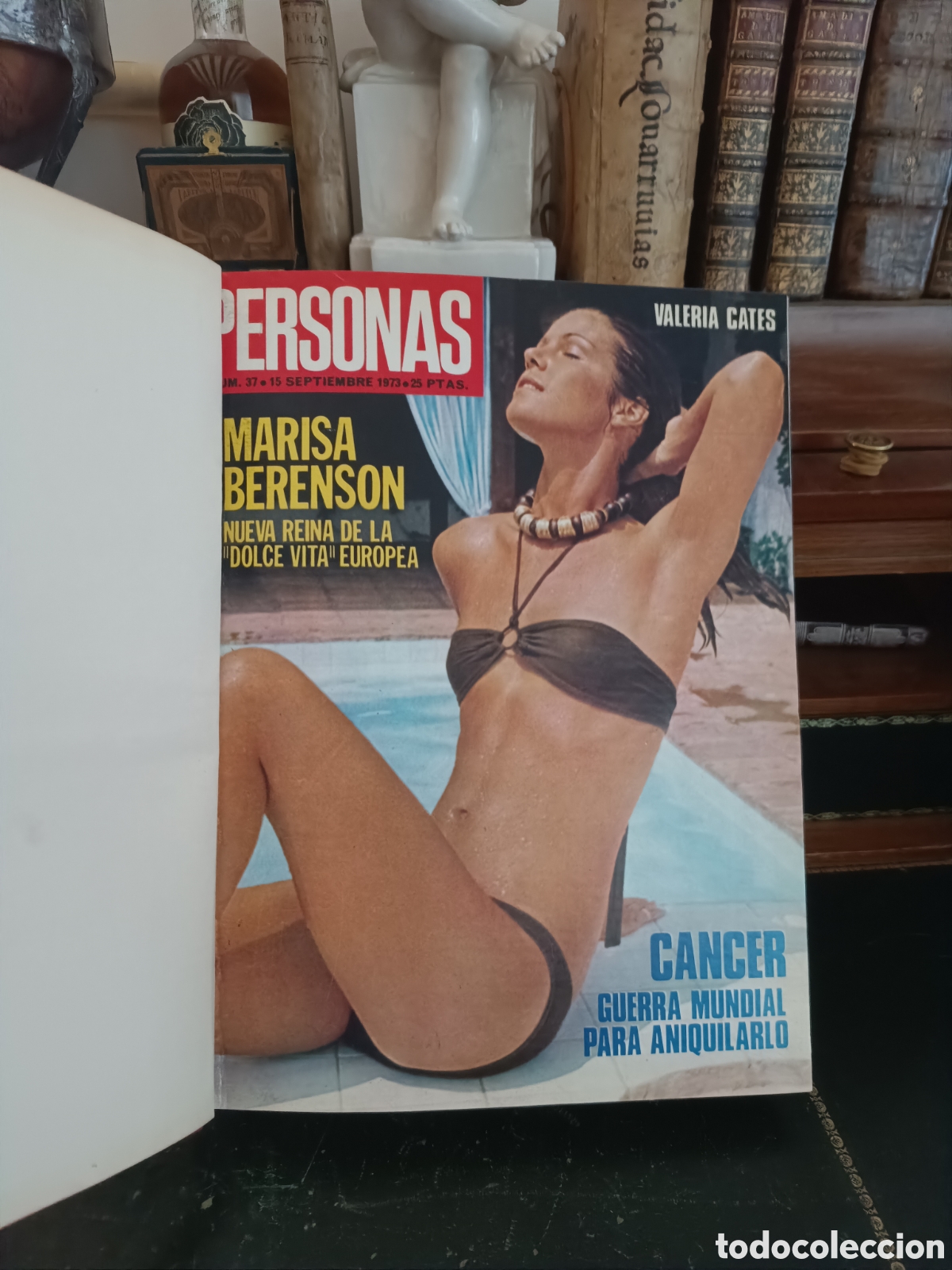 Collection Magazines and Newspapers: PERSONAS REVISTA DE INFORMACI&Oacute;N GENERAL de n&ordm; 37 a 48 MARISA BERENSON, HELMUT BERGER, SYLVA KOSCINA.
