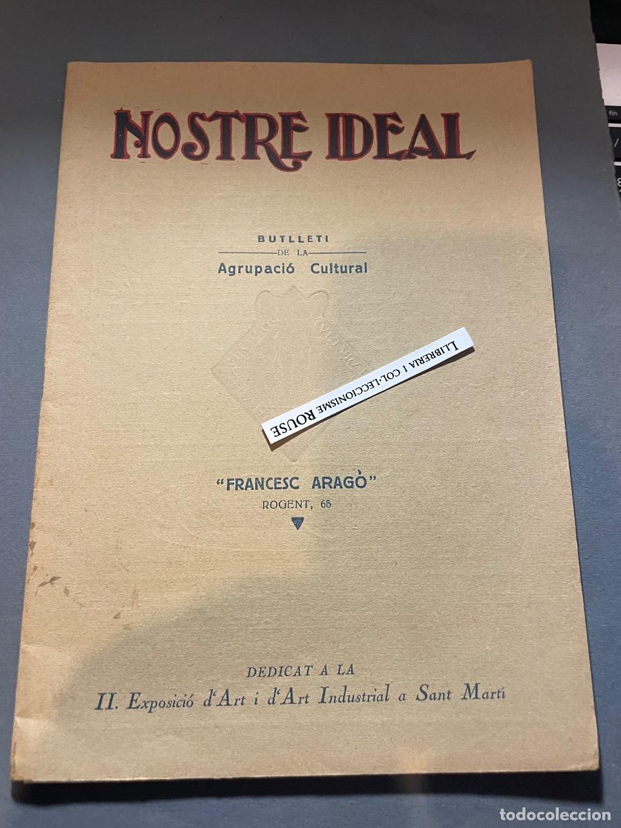 Coleccionismo de revistas y peri&oacute;dicos: SAN MARTI DE PROVENSALS (BARCELONA) ANTIGUA PUBLICACI&Oacute;N - COLECC. NUMEROS 1 -NOSTRE IDEAL - ANY 1 N