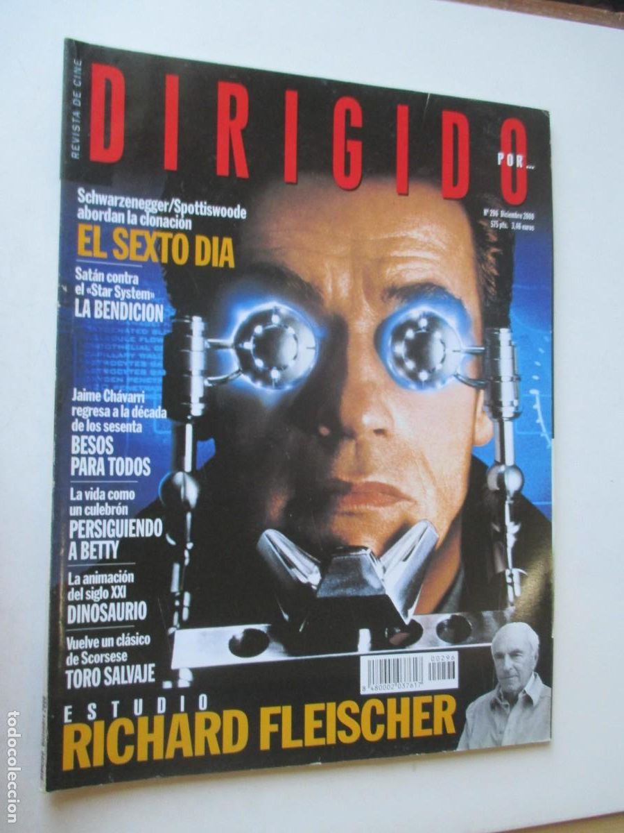 Coleccionismo de revistas y peri&oacute;dicos: Revista de cine Dirigido por... N&ordm;296 Diciembre 2000 W42129