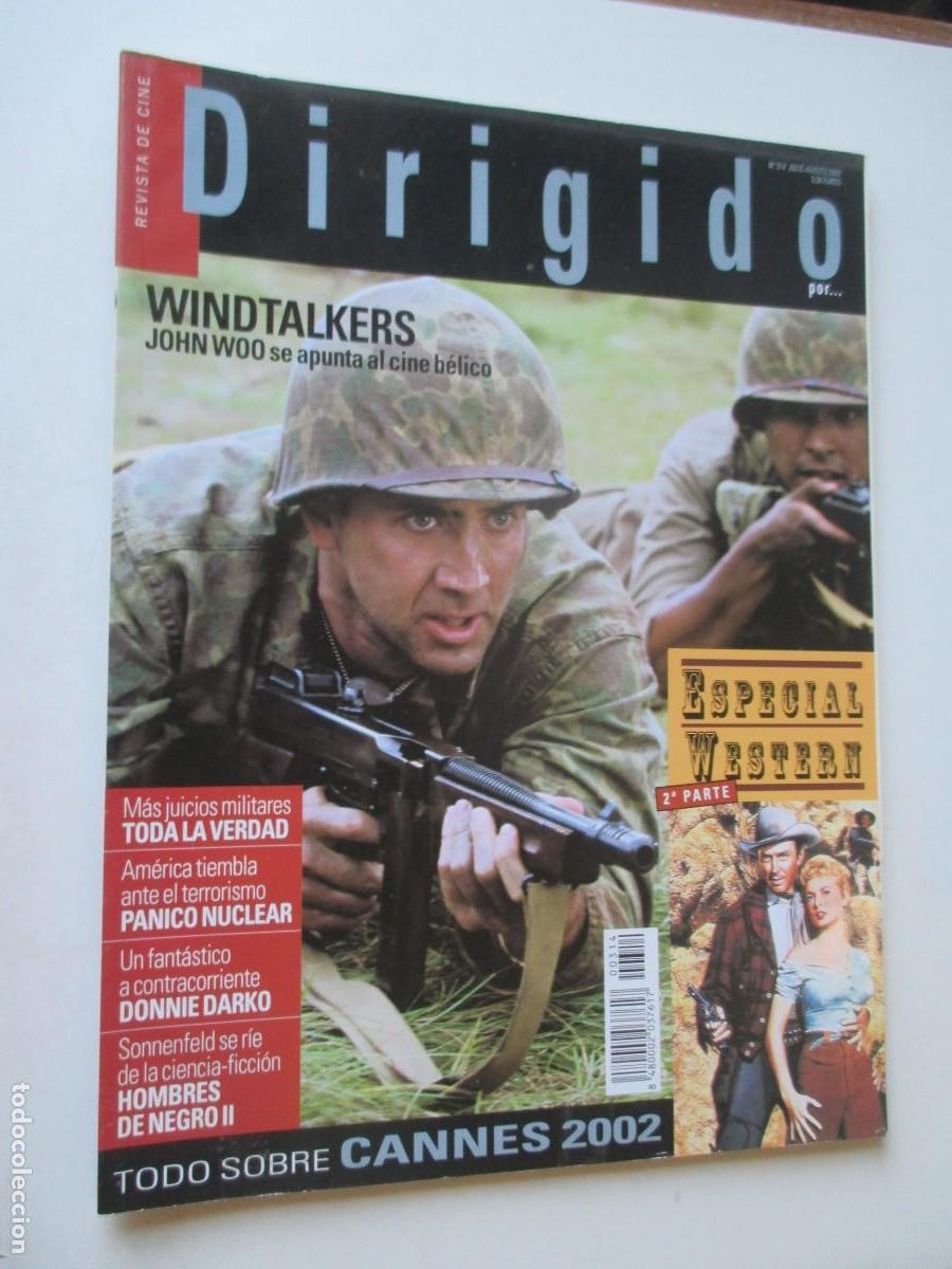 Coleccionismo de revistas y peri&oacute;dicos: Revista de Cine Dirigido por... N&ordm;314 Julio-Agosto 2002 W42130
