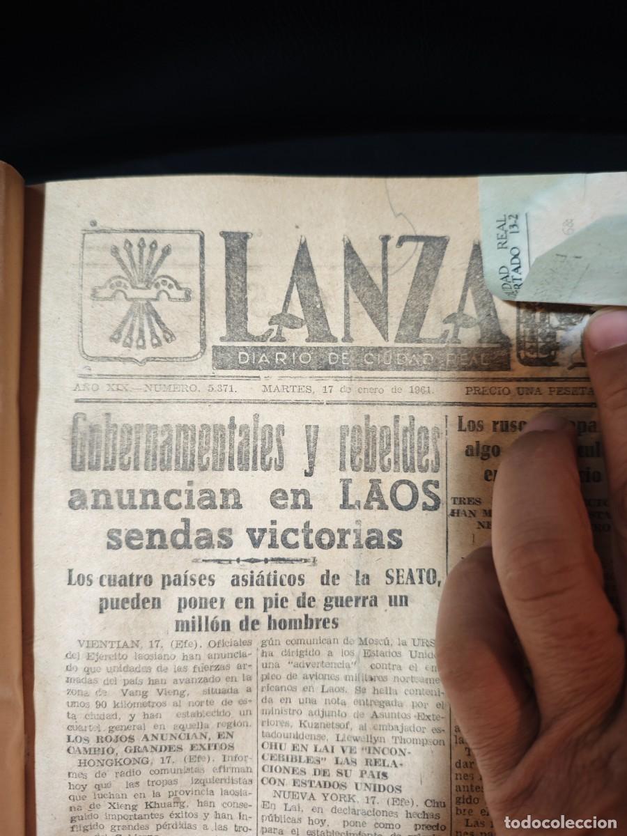 Coleccionismo de revistas y peri&oacute;dicos: Lote 2 Tomos Encuadernados Diario LANZA (1959-1961) - Col. Periodista Jos&eacute; L&oacute;pez Mart&iacute;nez