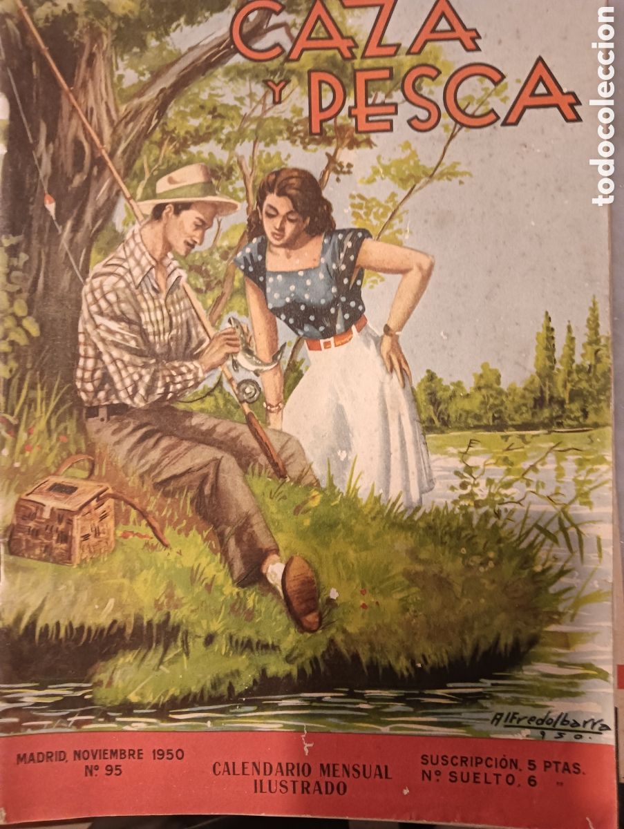 Coleccionismo de revistas y peri&oacute;dicos: caza y pesca noviembre de 1950, n&ordm; 95