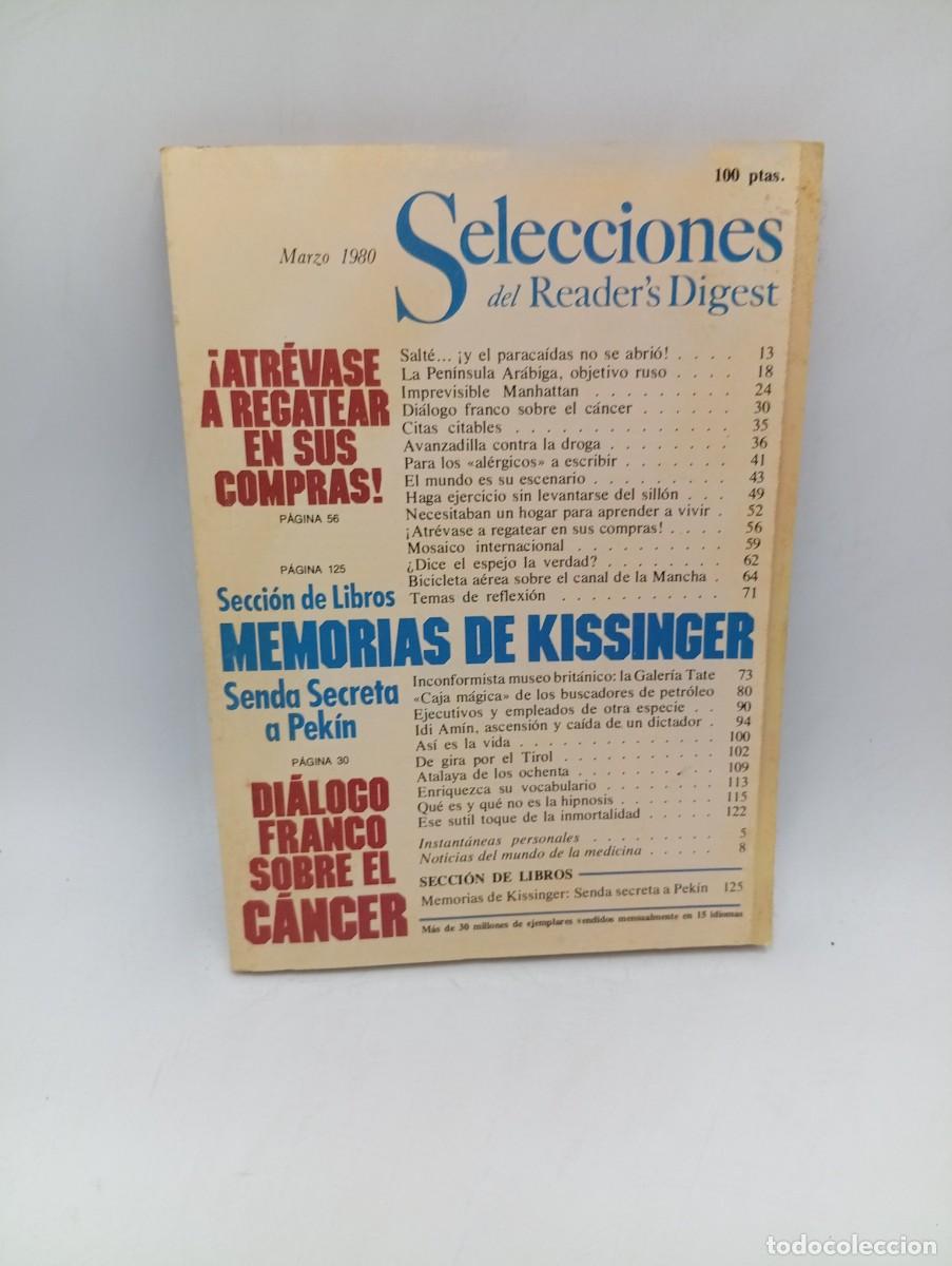 Coleccionismo de revistas y peri&oacute;dicos: SELECCIONES DEL READER&acute;S DIGEST. MARZO 1980. LA PENINSULA ARABIGA, OBJETIVO RUSA. CITAS ... LEER.