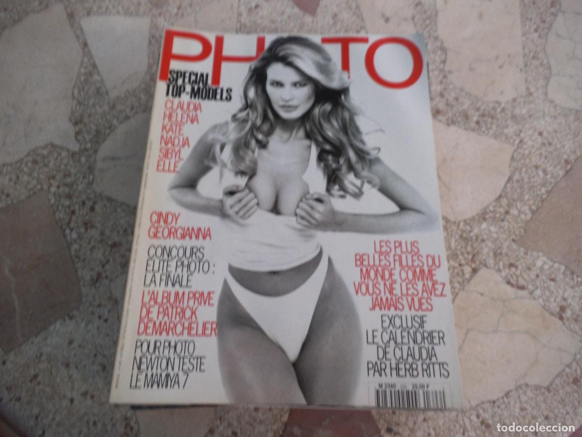 Coleccionismo de revistas y peri&oacute;dicos: photo francesa n&ordm; 326, special top-models, claudia, nadja, sibyl, elle, kate, helena, cindy,