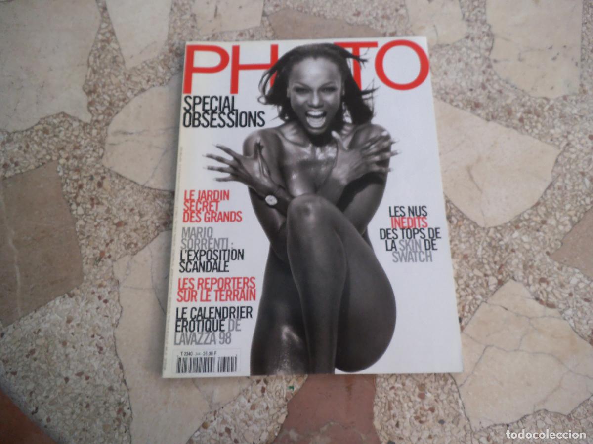 Coleccionismo de revistas y peri&oacute;dicos: photo francesa n&ordm; 344, special obsessions, nus inedits skin de swatch, mari sorrenti,