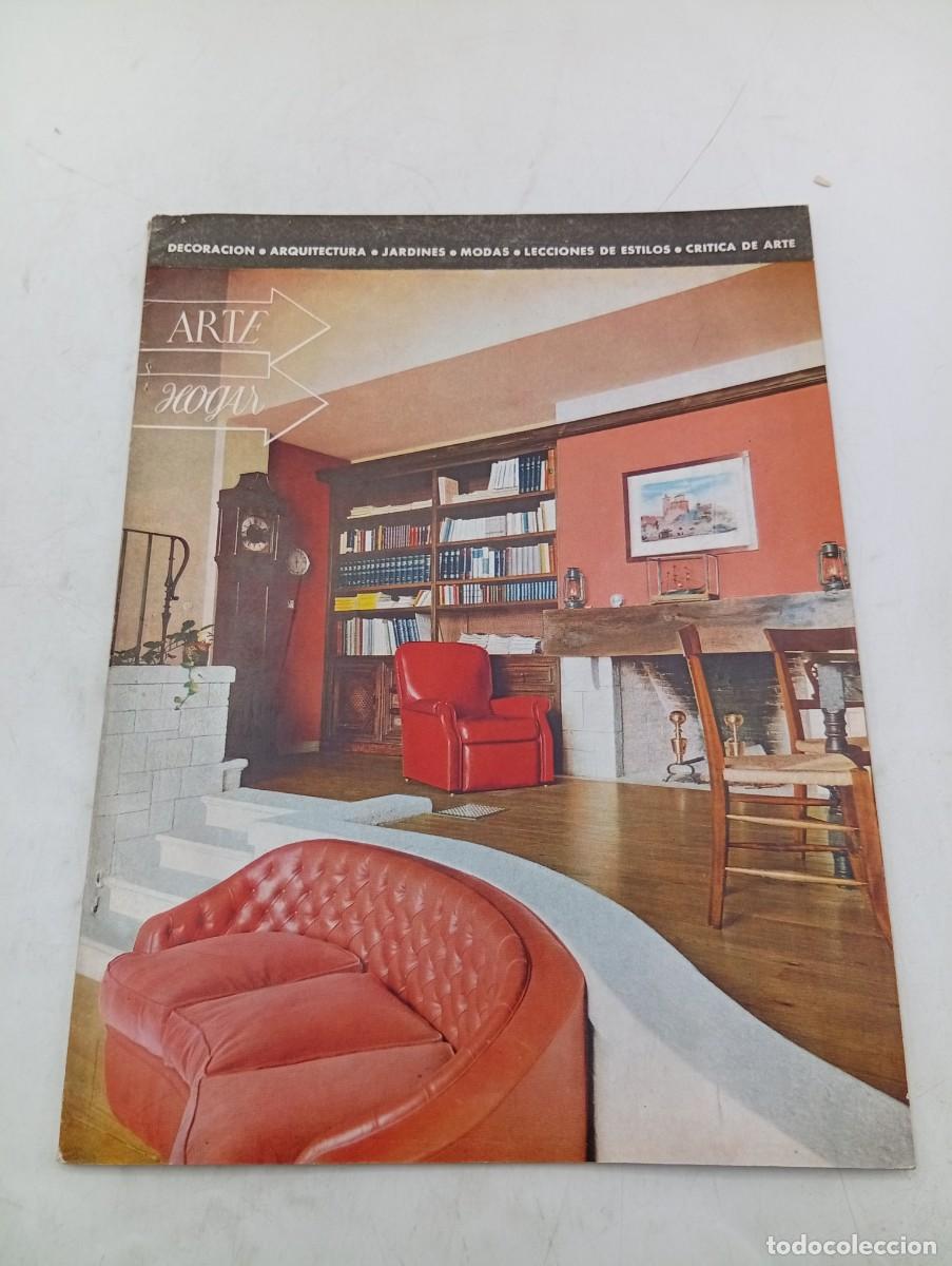 Coleccionismo de revistas y peri&oacute;dicos: REVISTA ARTE HOGAR. N&ordm; 104. A&Ntilde;O 1954. CRONICA DE SOCIEDAD. COMEDORES. LOS LIBROS EN LA CASA... LEER.