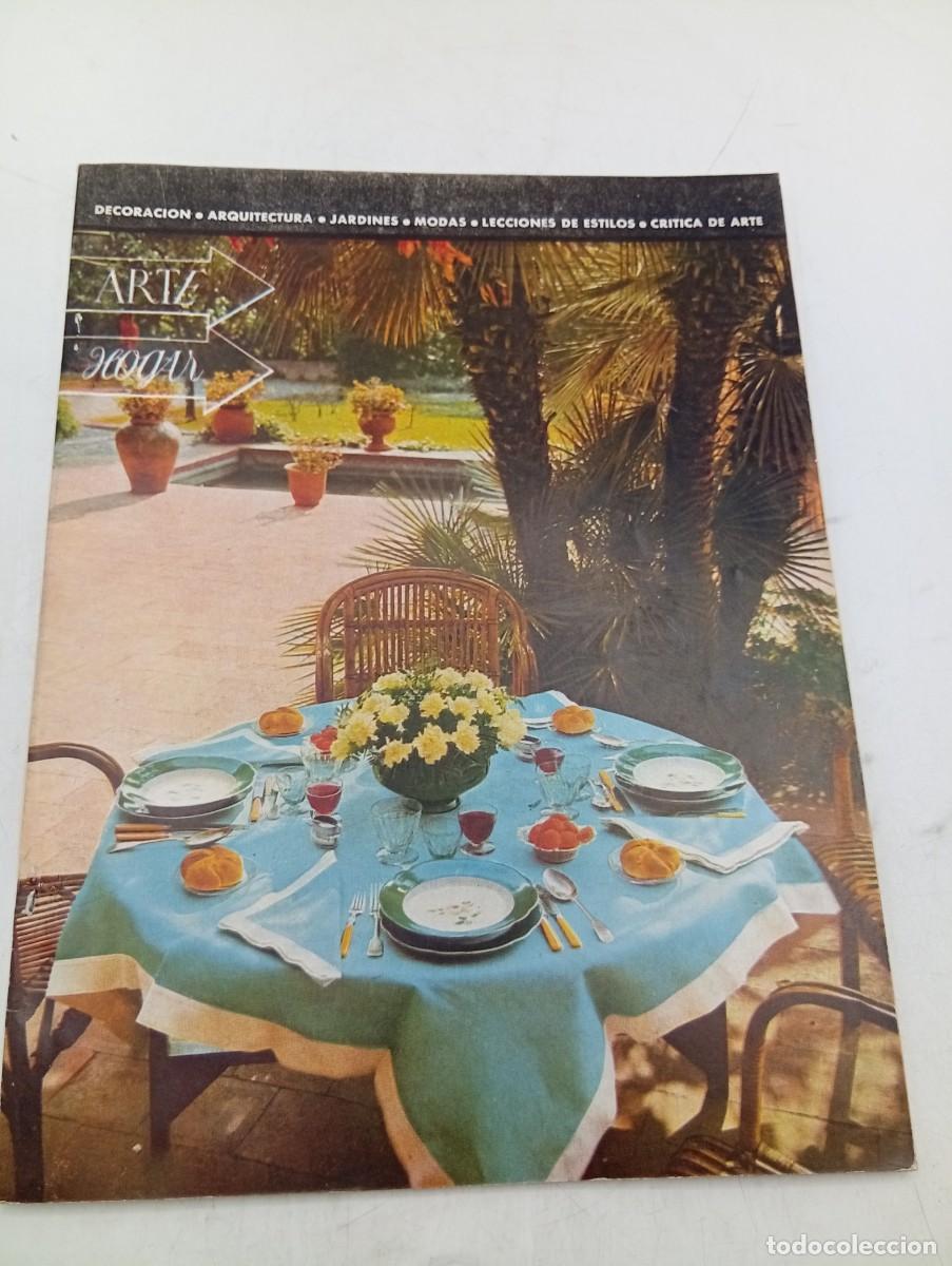 Coleccionismo de revistas y peri&oacute;dicos: REVISTA ARTE HOGAR. N&ordm; 108. A&Ntilde;O 1954. RINCONES DE TERRAZA. MESAS. LOS GRANDES MAESTROS ... LEER.